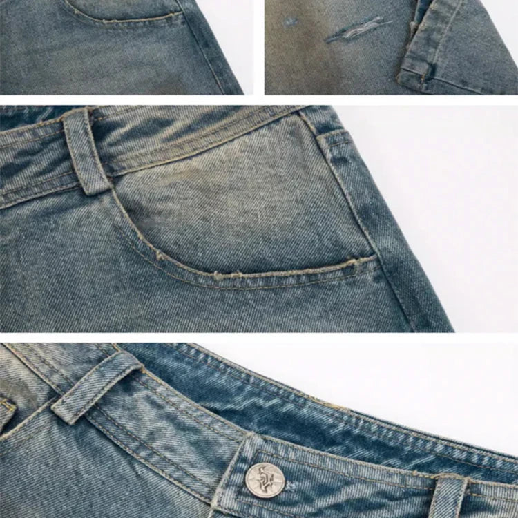 Acid-Drop Baggy Denim