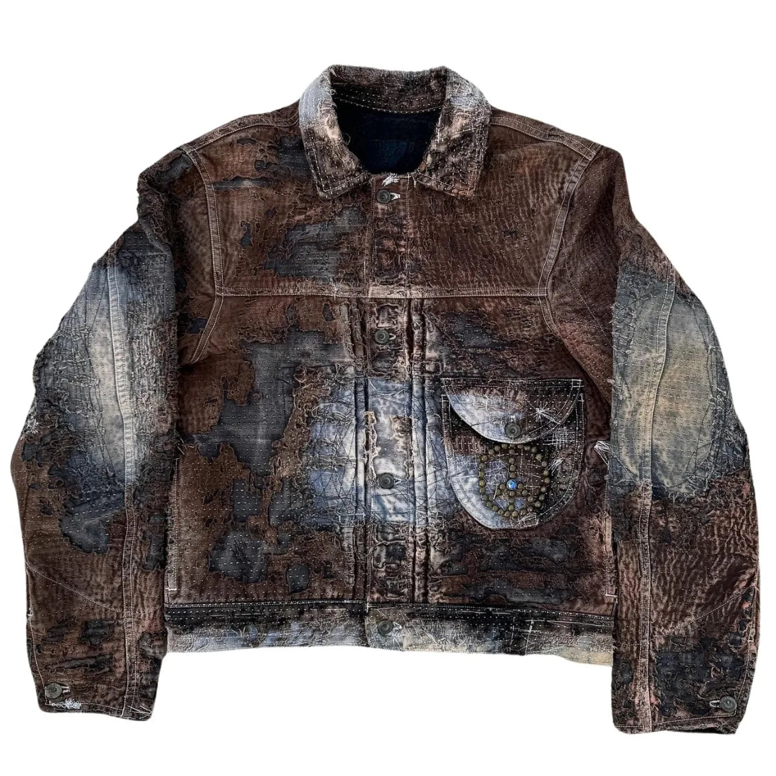 The Fragmented Boro Trucker Jacket