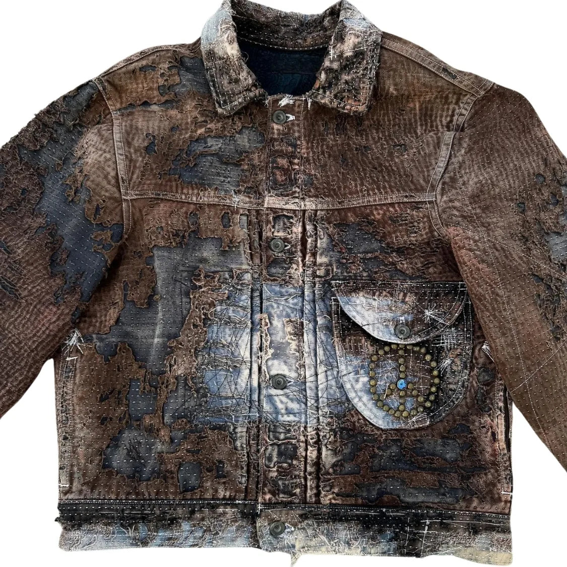 The Fragmented Boro Trucker Jacket