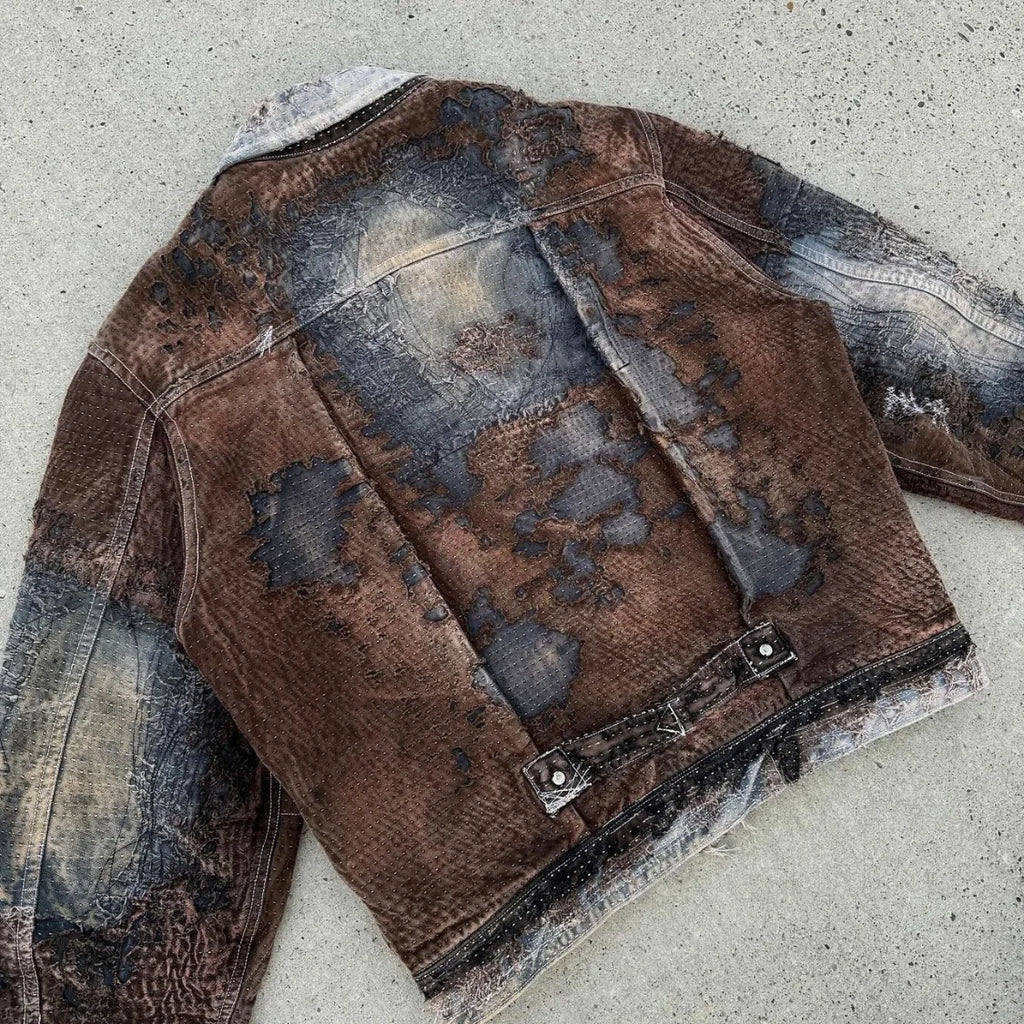 The Fragmented Boro Trucker Jacket