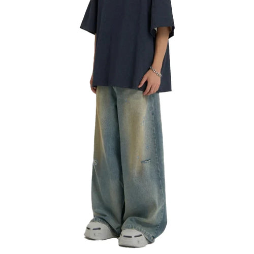 Acid-Drop Baggy Denim