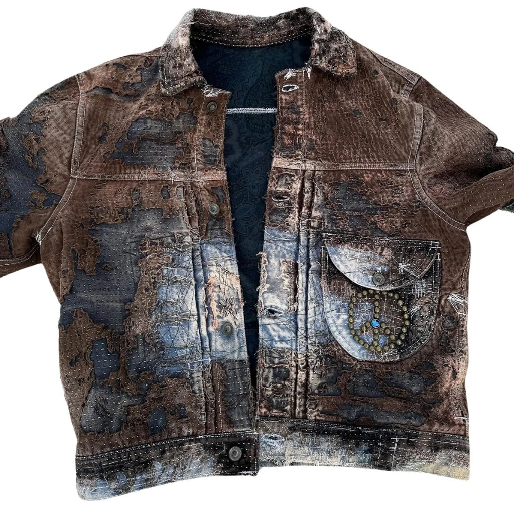 The Fragmented Boro Trucker Jacket
