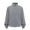 Wash Heavyweight Fleece Zip-Up Track Jacket