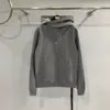 Oblique High-Collar Zip Hoodie