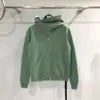 Oblique High-Collar Zip Hoodie