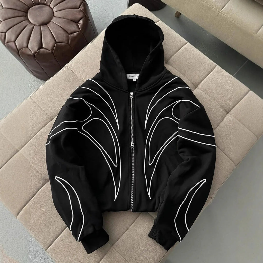 Heavyweight Washed Zip-Up Hoodie