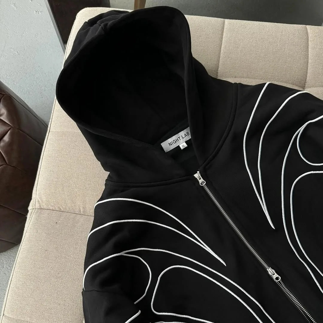Heavyweight Washed Zip-Up Hoodie