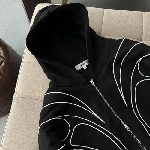 Heavyweight Washed Zip-Up Hoodie